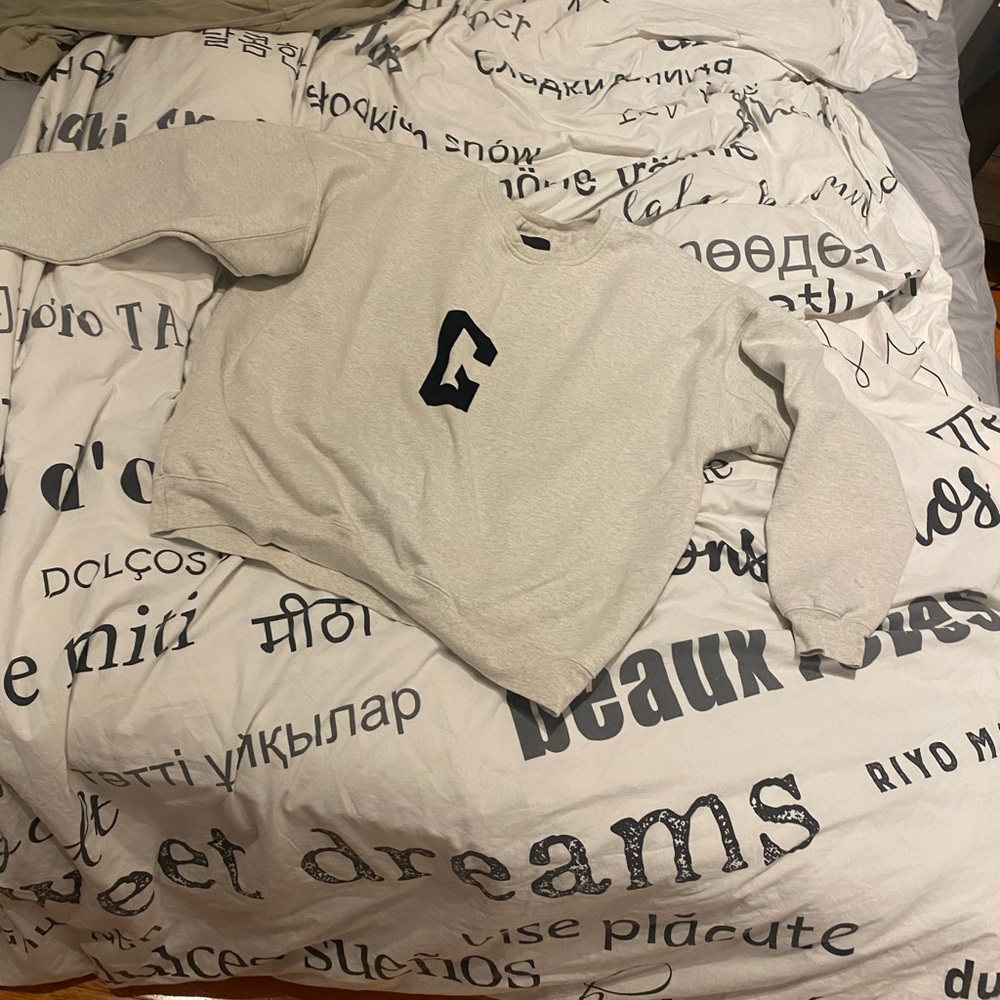 Gray Graphic Sweatshirt